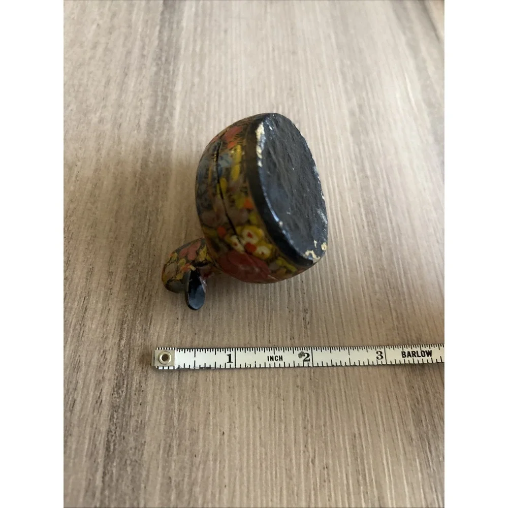 Vintage Hand-Painted Lacquerware Duck Trinket Box 2.5
